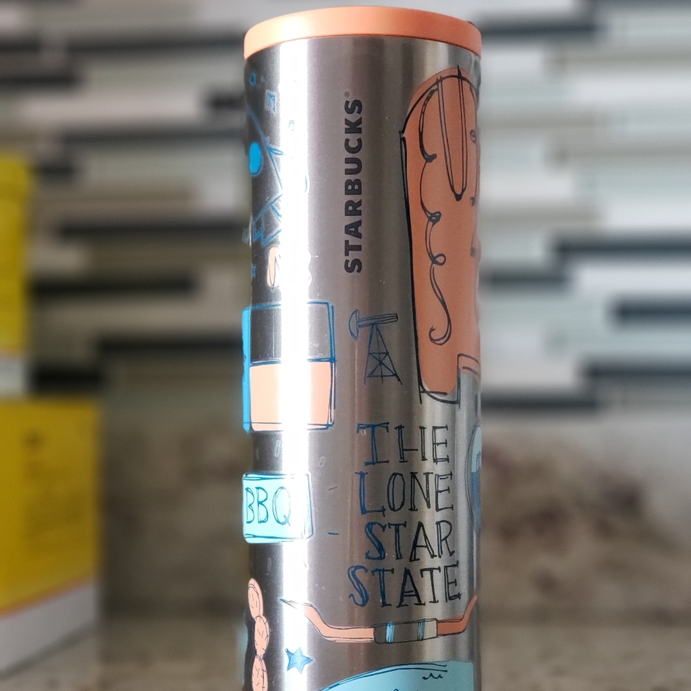 [New]Starbucks TEXAS Lone Star State  stainless steel thermal tumbler collection